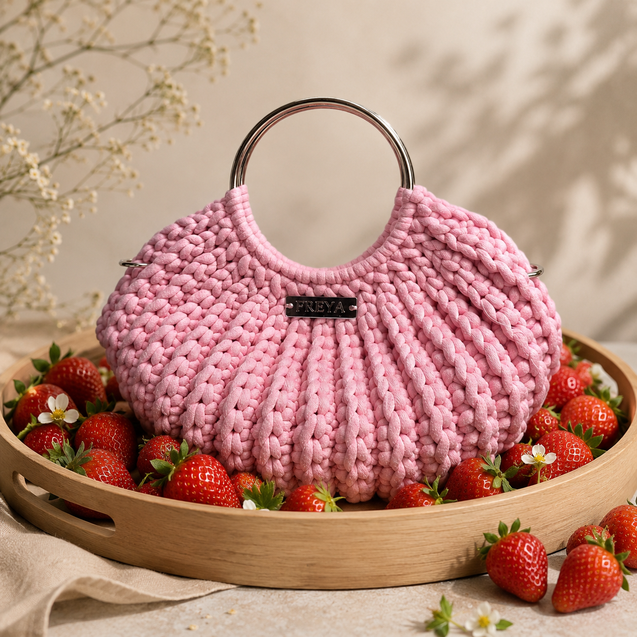 Mayra Strawberry Blush Bag