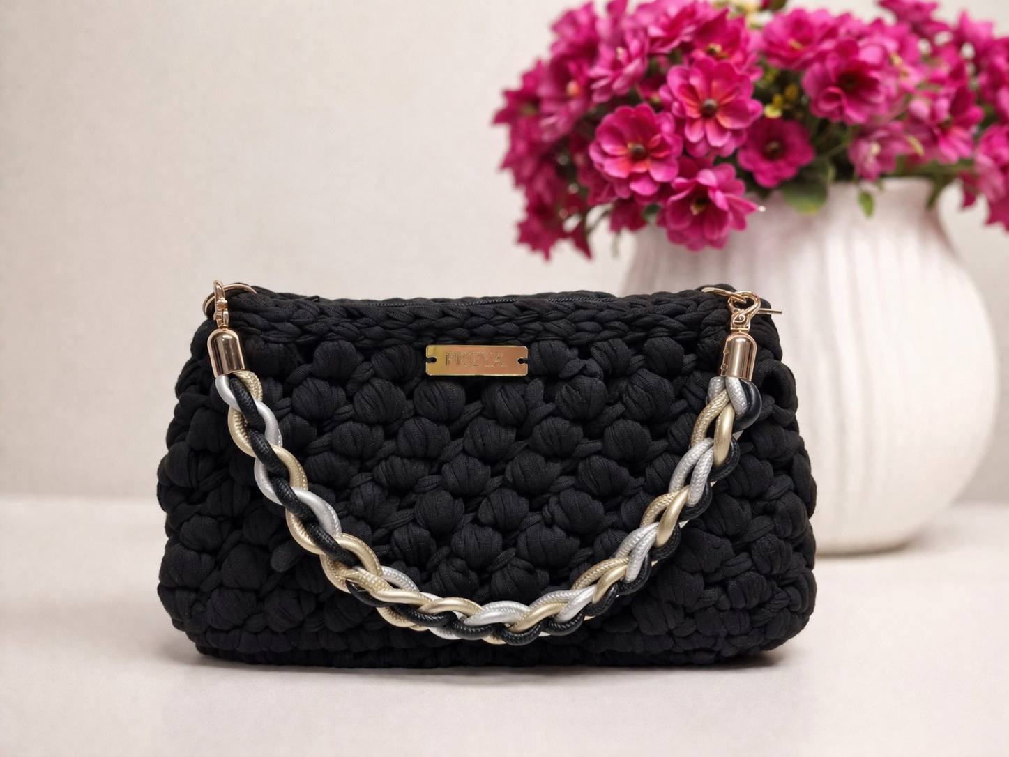 Bubble Bag – Noir Blossom