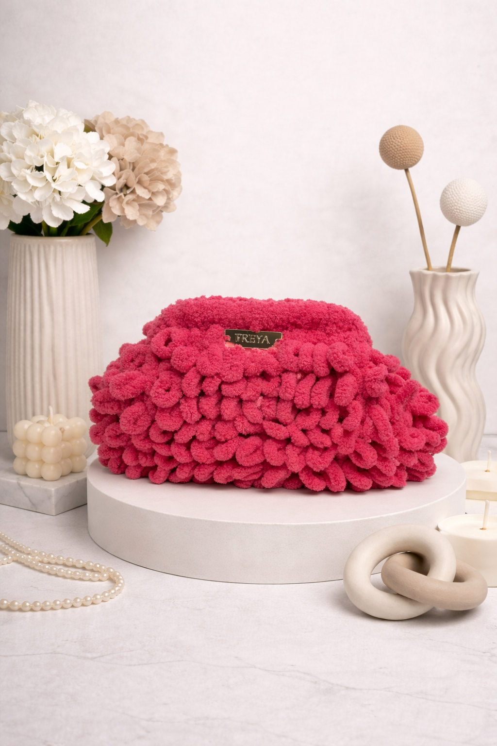 Freya Fuchsia Bloom Bag