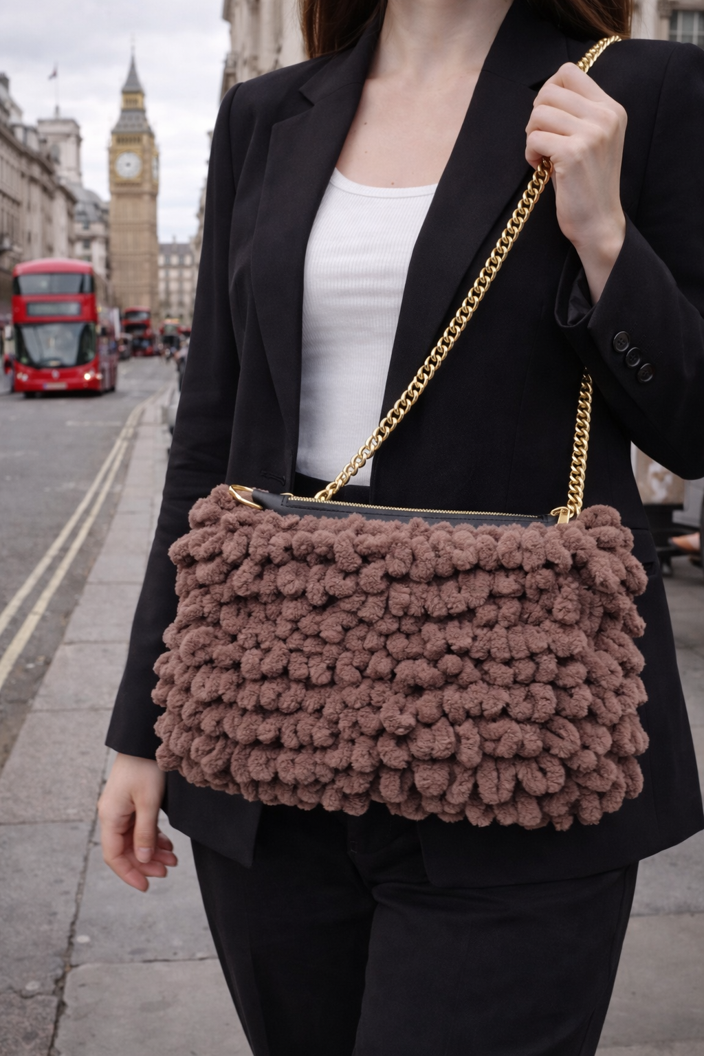 Amelia Bag – London Mocha Statement