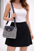 Alma Bag – Black & Ivory Elegance